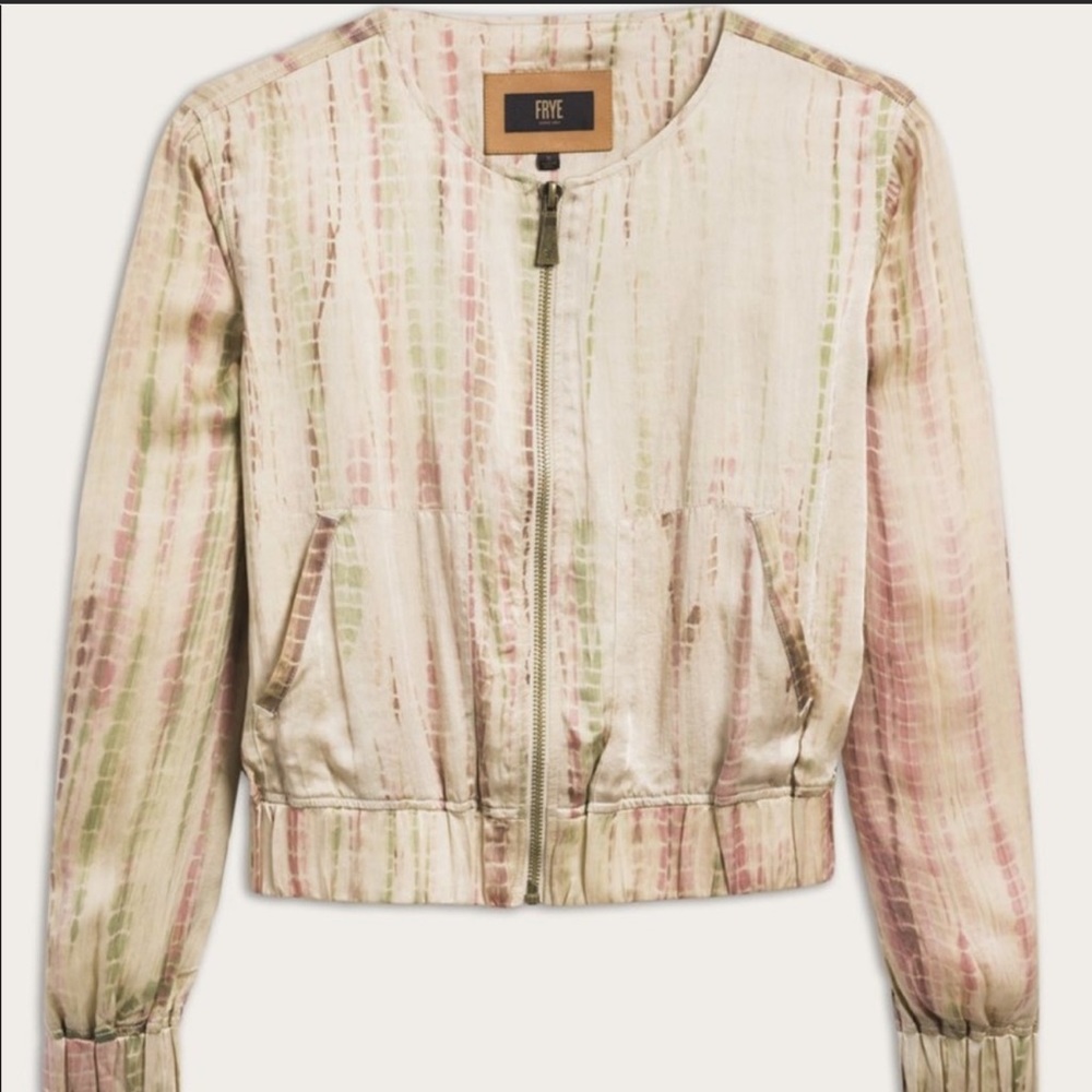 Frye Tie Dye Drapery Mandira Jacket